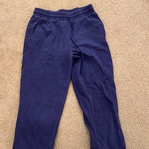 blue sweatpants